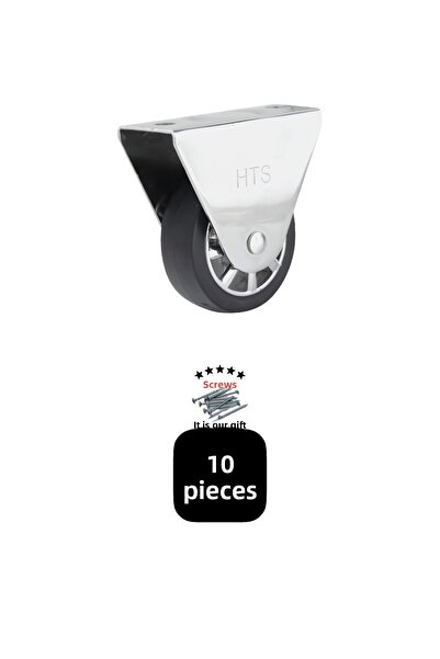 BlackBird Home 50 bucăți fix cromat - masă decorativă, dulap și roți pentru m...