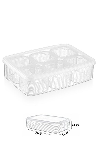 FİTHOME 7 Piece Breathproof and Leakproof Breakfast Presentation Set - Picnic Set