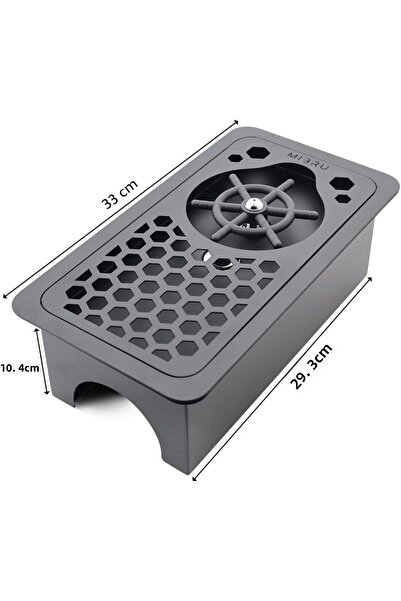 MIBRU Coffee rinser SS mini with box black 33x29.3x10.4cm