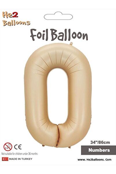 MFM بالون فوليو برقم كراميل 86 سم - العمر 0