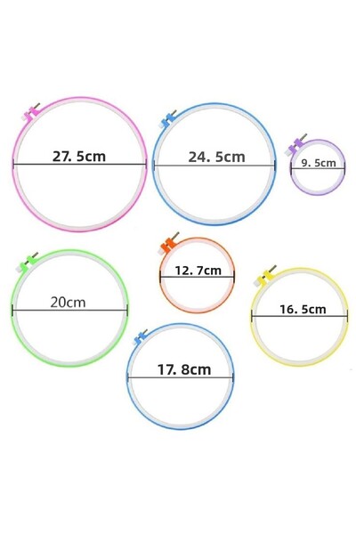 BALIM ÖRGÜ EVİ Colorful Plastic Pulley 6 Size