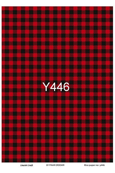 LİNEART ورق ديكوباج نحاسي بنمط عيد الميلاد Lineart رقم: Y446 - 29x42 سم