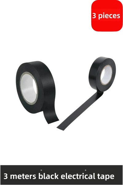 CocoVia (3 ΤΕΜΑΧΙΑ) Ηλεκτρομονωτική Ταινία - Ταινία Μόνωσης 3 Μέτρα