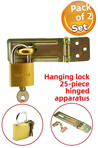 Badem10 شماعة صندوق الصدر 25 جهاز قفل مفصلي، قفل Tosba 25 مم، مجموعة من 2