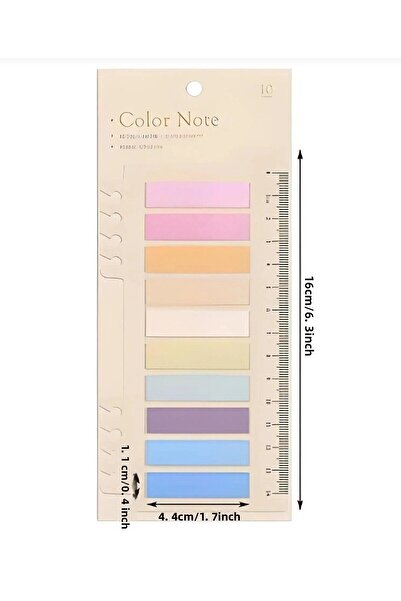 Kawaii Transparent Strip Post-it Cozy Card