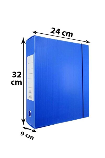 Temel Archive and Project Box 24X32X9Cm Blue 25 Pieces