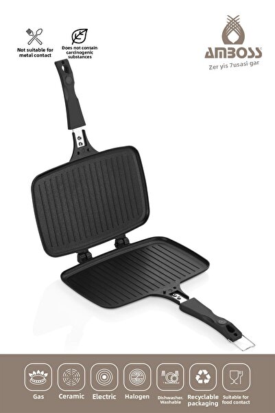 Amboss Quartz Stovetop Cast Iron Toast Pan