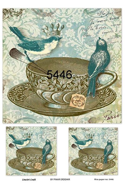 LİNEART Lineart Brass Decopage Paper No:L5446