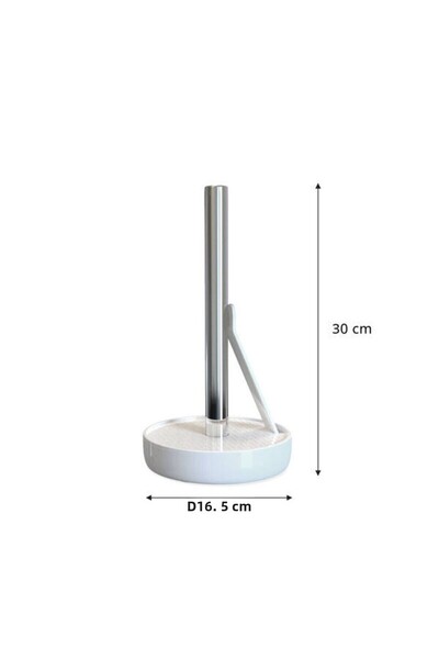 almital mobilya aksesuarları furniture accessories Genius Vertical Roll Paper Towel Stand, Countertop, Spring Loaded Towel Holder