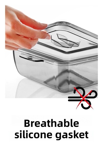 Espas Home 2 LT Storage Container with Double Square Gasket