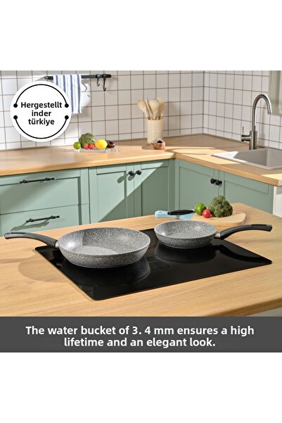 Karaca 2dílná sada grilovacích pánví Gris Biogranit – perfektní pomocník do kuchyně