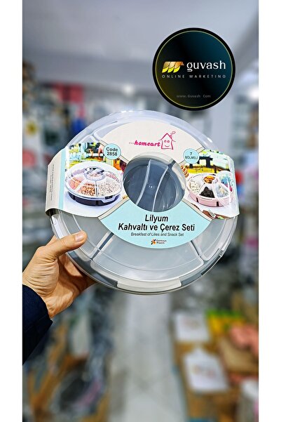 guvash Lux 🍓 Lilyum Breakfast 🍱 And Snack Container 🍯 7 Compartments