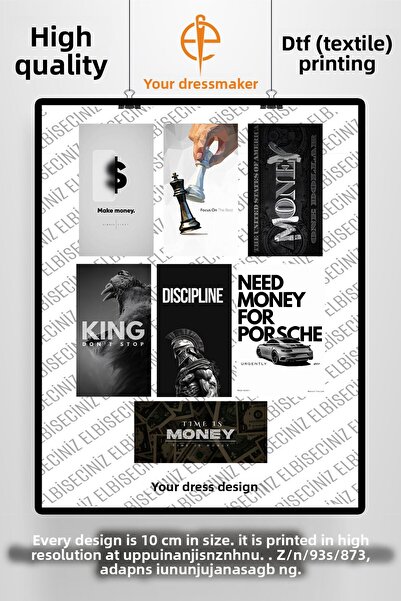 VİZYON İKRA طباعة "LOGOLAR" على القماش والجلد، رقعة مزخرفة من القماش، ورق طبا...