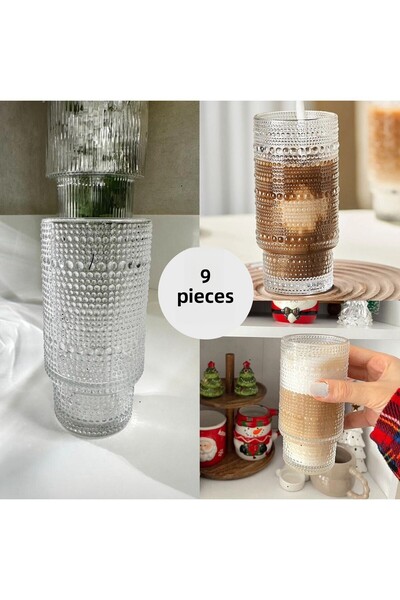 MİMOZA PARK 6 PCS 320 ML BEAD EMBROIDERED ORIGAMI CUPS PINTEREST PRESENTATION CUPS