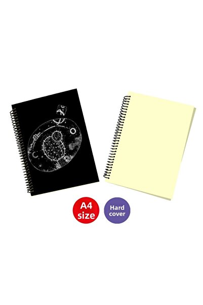 PİCATSO Cactus Hard Cover Plain Inner A4 Notebook