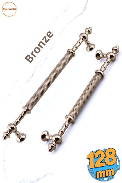 Badem10 Spruce Metal 128 mm - 12.8 cm Furniture Kitchen Drawer Cabinet Cabinet Handle Handle Handles