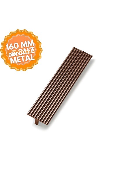 KOÇSAN Mâner Tema Bronz 160 Mm, Mâner Sertar Dulap Mobilier Bucătărie Country De Lux
