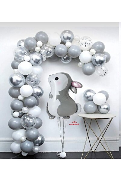 MFM Σετ μπαλόνι με αλυσίδα με θέμα το κουνέλι
