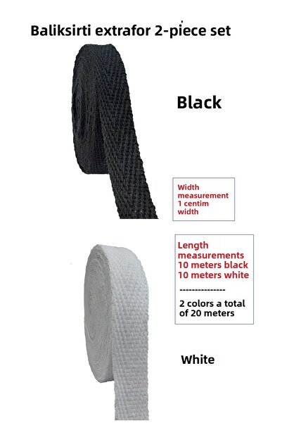 fema aksesuar 1 Cm Narrow Woven Strip Tape Herringbone Extrafor Set 10 Meters...