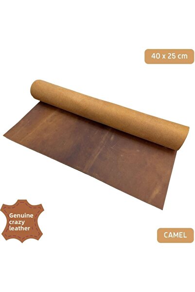 ipekbazaar Crazy Piece Leather 40*25 cm Leather Crazy Leather Genuine Leather Piece For Hobby