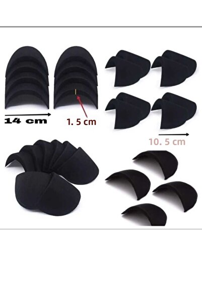 MissPul Vatka Shoulder and Jacket Vatka Heel and Shoe Vatka Μαύρο (1,5 CM 5 ΖΕΥΓΑ) Κορδόνι