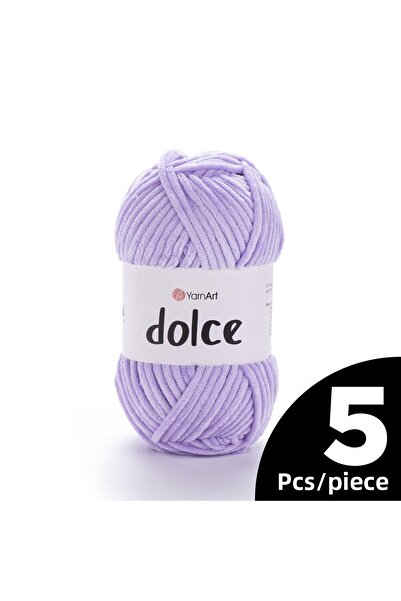 Yarnart DOLCE - SUCURI DE TRICOTAT DE MÂNĂ CATIFEA - 744 - 5 BUC