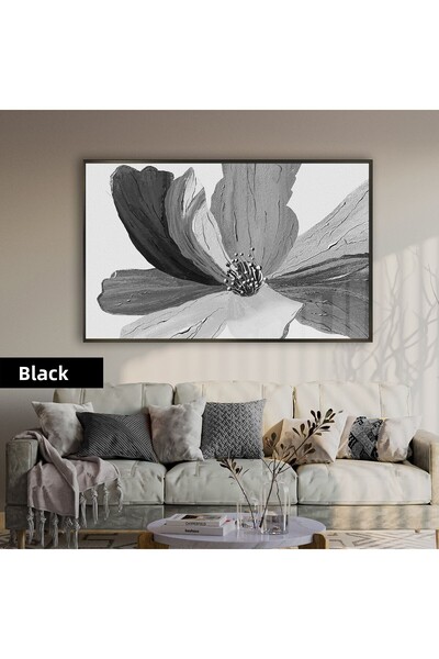 Harikabirev HARİKABİREV | MODEL DE FLORI MACRO CONTRASTANTE GRI | TABLO DE ST...