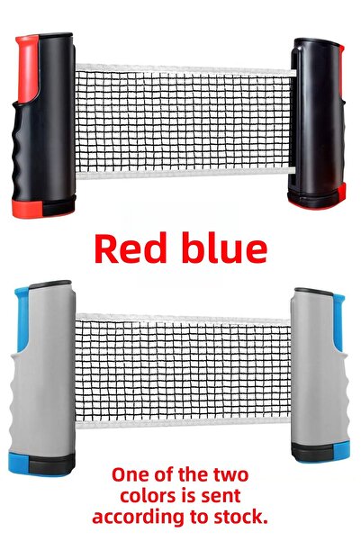 Telvesse مجموعة كرة مضرب تنس الطاولة 6 شبكة بينج بونج مع آلية شد أوتوماتيكية متوافقة مع جميع الطاولات