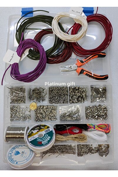 platin hediyelik مجموعة خرز للمبتدئين في صناعة المجوهرات
