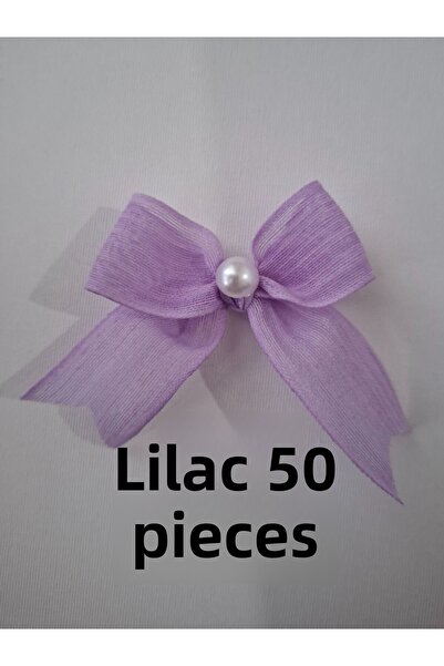 SEVİMLİ TASARİMLAR قوس كتان نابولي - شريط طويل جاهز (50 قطعة)