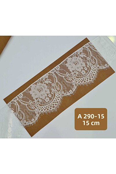 FASHİON DANTEL دانتيل ملتحي (كود 290-15) عرض 15 سم طول 3 متر أسود - إكرو