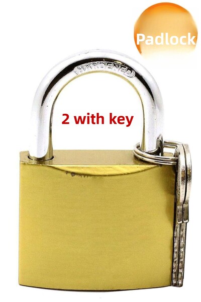 Badem10 Padlock Yellow 25 Mm with 2 Keys
