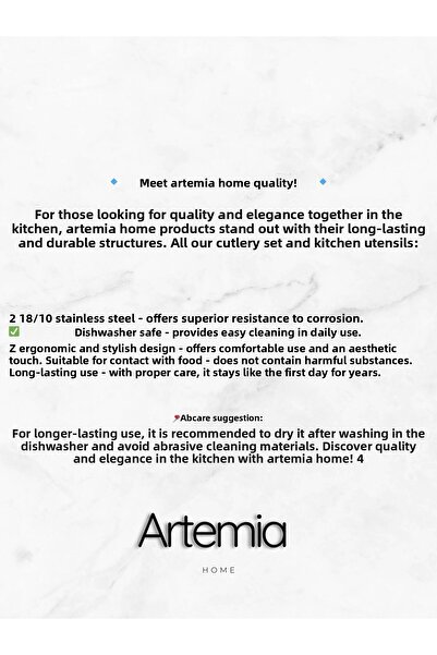 DMR LİFE Gold Dine 18 Piece Fork Spoon Knife Set |   Gold |   6 People |   18/10 Stainless Steel