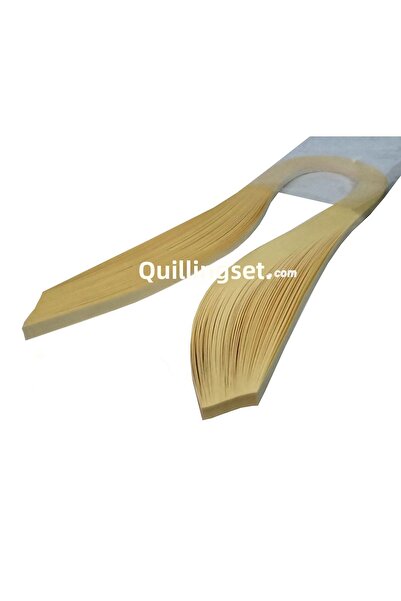 quilling Quilling Set Cream Colored Quilling Paper - 1cm(10mm) 50pcs