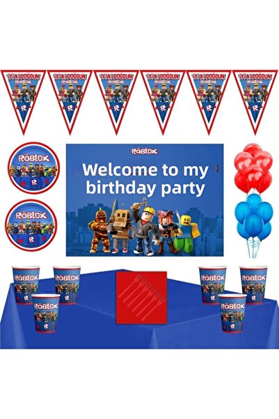 Roblox مجموعة لافتة تحتوي على 8 أشخاص مقاس 70 × 100 سم