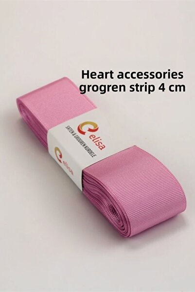 Kalben Kumaş شريط Elisa Grosgrain عرض 4 سم طول 10 متر