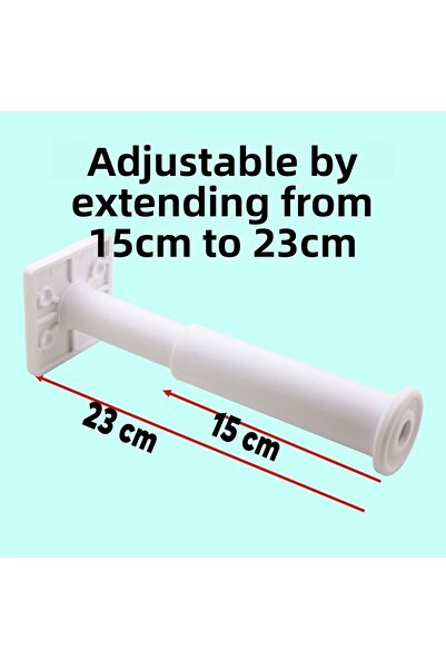 Badem10 Adjustable Support Leg Furniture Sofa Seat Riser Adjustable 15 cm White Heightening Feet