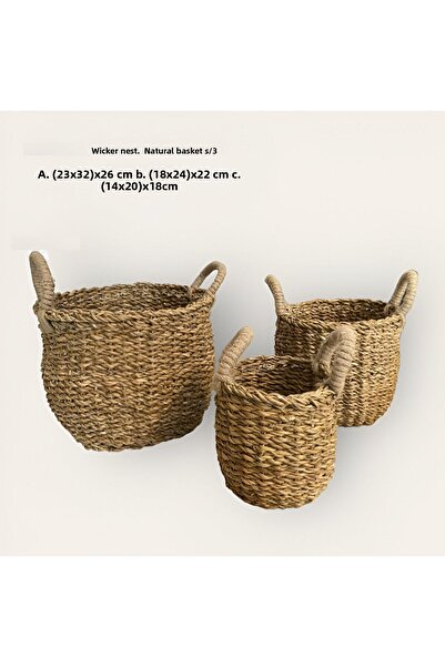 Cherry Collection وعاء زهور مزخرف متعدد الأغراض، منظم حديقة، منسوج يدويًا