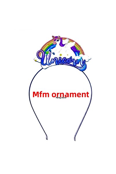 MFM Party Unicorn Ξύλινη Μεταλλική Στέμμα