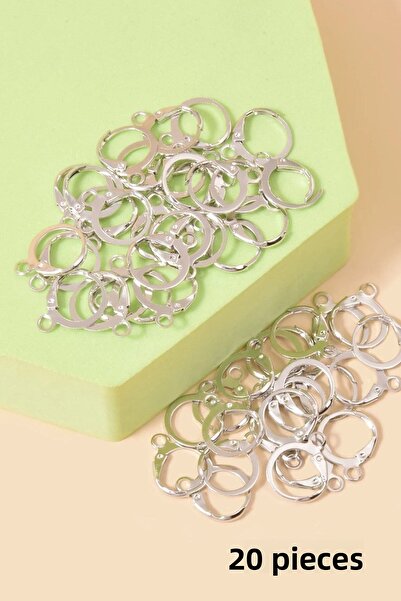 New Obsessions 20 de bucăți în formă de C din argint sterling Material pentru realizarea de bijuterii - Aparatură pentru cercei