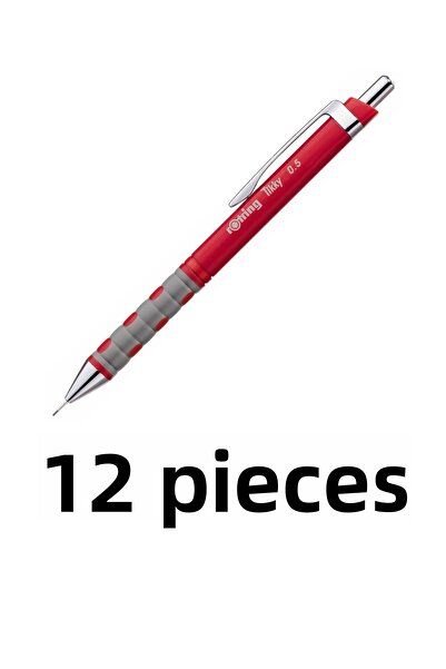 Rotring 12 قلم رصاص متعدد الاستخدامات تيكي 0.5 أحمر 1904699