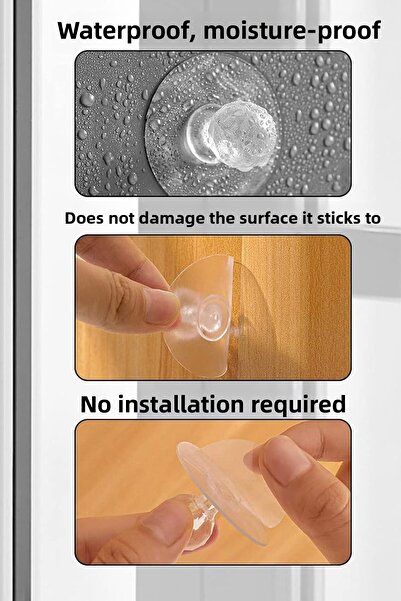 COZY SENSE Cabinet Handle 1 Piece Furniture Knob Drawer Cupboard Handle Adhesive Hanger Kitchen Bathroom Organizer