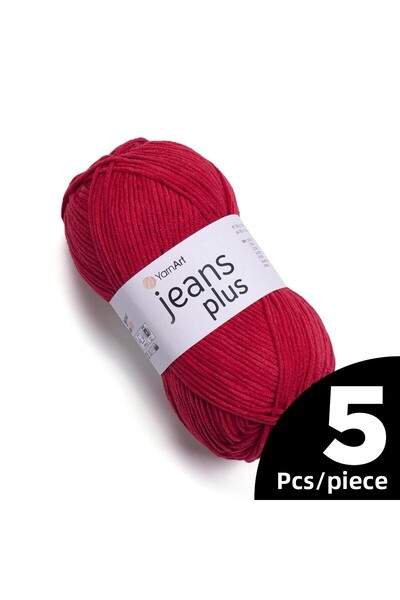 Yarnart جينز بلس سلسلة الحياكة - 90 - 5 قطع