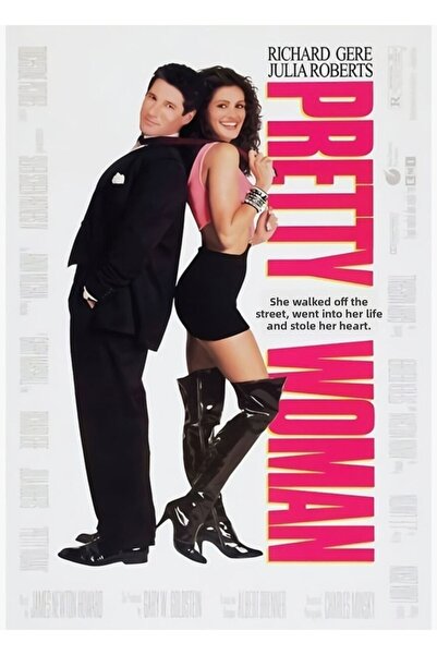 Universal Poster decorativ din lemn cu filmul Pretty Woman