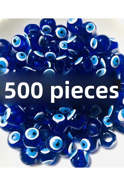 Flea Market (500 броя) Икономичен пакет - Мъниста за уроки - 10 мм - (широк о...