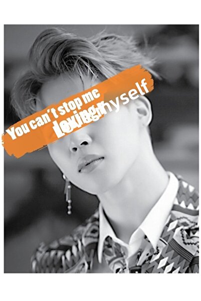 Universal Poster decorativ din lemn cu idolul BTS Jimin, Cod3988