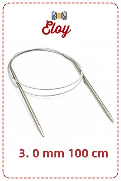 Eloy خط فولاذي محبوك سيخ 3.0 مم 100 سم