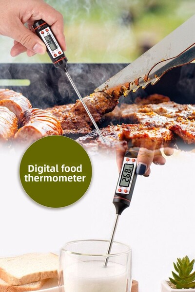 Anadolu Saray Çarşısı Digital Practical Food Thermometer - Liquid, Meat, Milk...