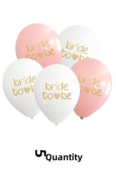 Atölye Mi Bride to Be Printed Balloons Bride Party Balloons 5 Pack