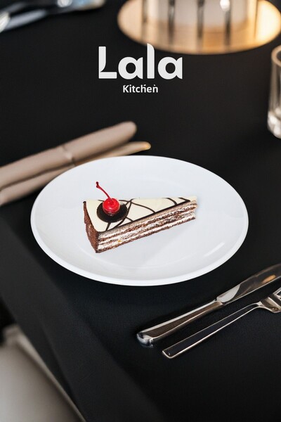 Lala Mutfak طقم أطباق تقديم جوزدي 3 قطع (قطر 19 سم - أنيق ومتين)